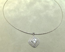 Load image into Gallery viewer, Sterling silver crystal necklace
