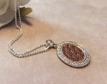 Load image into Gallery viewer, Two tone sterling silver necklace