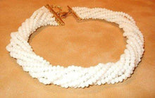 Load image into Gallery viewer, White Crystal Mutli strand necklace - butlercollection
