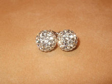 Load image into Gallery viewer, Swarovski Crystal Stud Ball Earrings in sterling silver - butlercollection