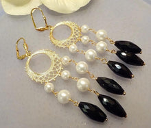 Load image into Gallery viewer, Drop statement earrings