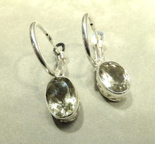 Load image into Gallery viewer, Green amethyst earrings