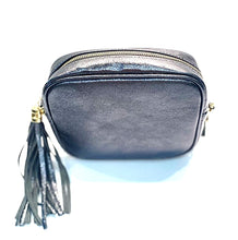 Load image into Gallery viewer, Grey Italian leather bag
