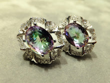 Load image into Gallery viewer, Mystic topaz stud earrings