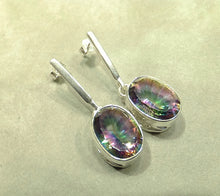 Load image into Gallery viewer, Mystic topaz drop earrings 

