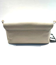 Load image into Gallery viewer, Back view of Ivory leather bag
