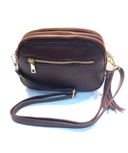 Load image into Gallery viewer, Bordeaux leather bag
