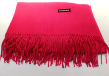 Load image into Gallery viewer, fuchsia cashmere scarf