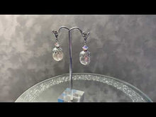Load and play video in Gallery viewer, Video of vintage white pearl earrings