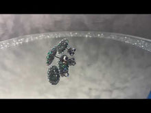 Load and play video in Gallery viewer, Video of Indian emerald stud earrings