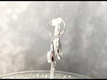 Load and play video in Gallery viewer, Crystal earrings for a wedding