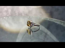 Load and play video in Gallery viewer, Video of citrine gemstone ring