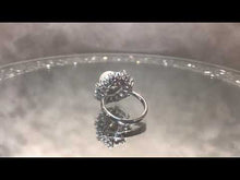Load and play video in Gallery viewer, video of pearl and chalcedony ring