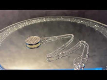 Load and play video in Gallery viewer, Video of mother of pearl necklace

