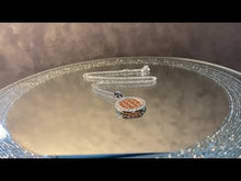 Load and play video in Gallery viewer, Rose gold and sterling silver necklace