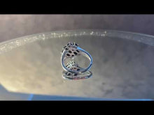 Load and play video in Gallery viewer, Video of black sapphire gemstone ring
