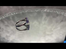 Load and play video in Gallery viewer, Video of tanzanite gemstone ring