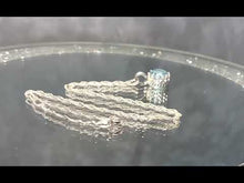 Load and play video in Gallery viewer, Video of Blue topaz necklace