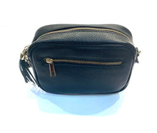 Load image into Gallery viewer, black leather bag