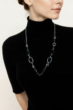Load image into Gallery viewer, Adjustable long black necklace
