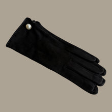 Load image into Gallery viewer, Black gloves or women
