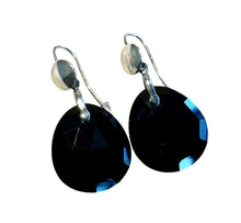 Load image into Gallery viewer, Black onyx drop gemstone earrings
