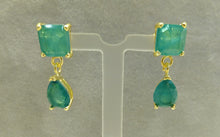 Load image into Gallery viewer, Green Paraiba Tourmaline earrings
