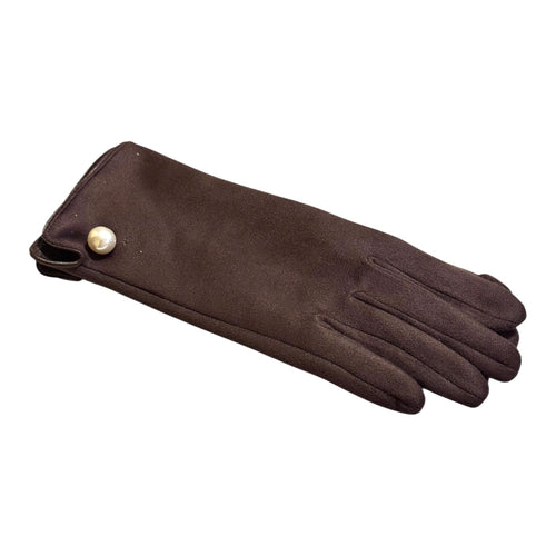 Brown lades winter glove
