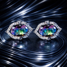 Load image into Gallery viewer, Colorful mystic topaz stud earrings
