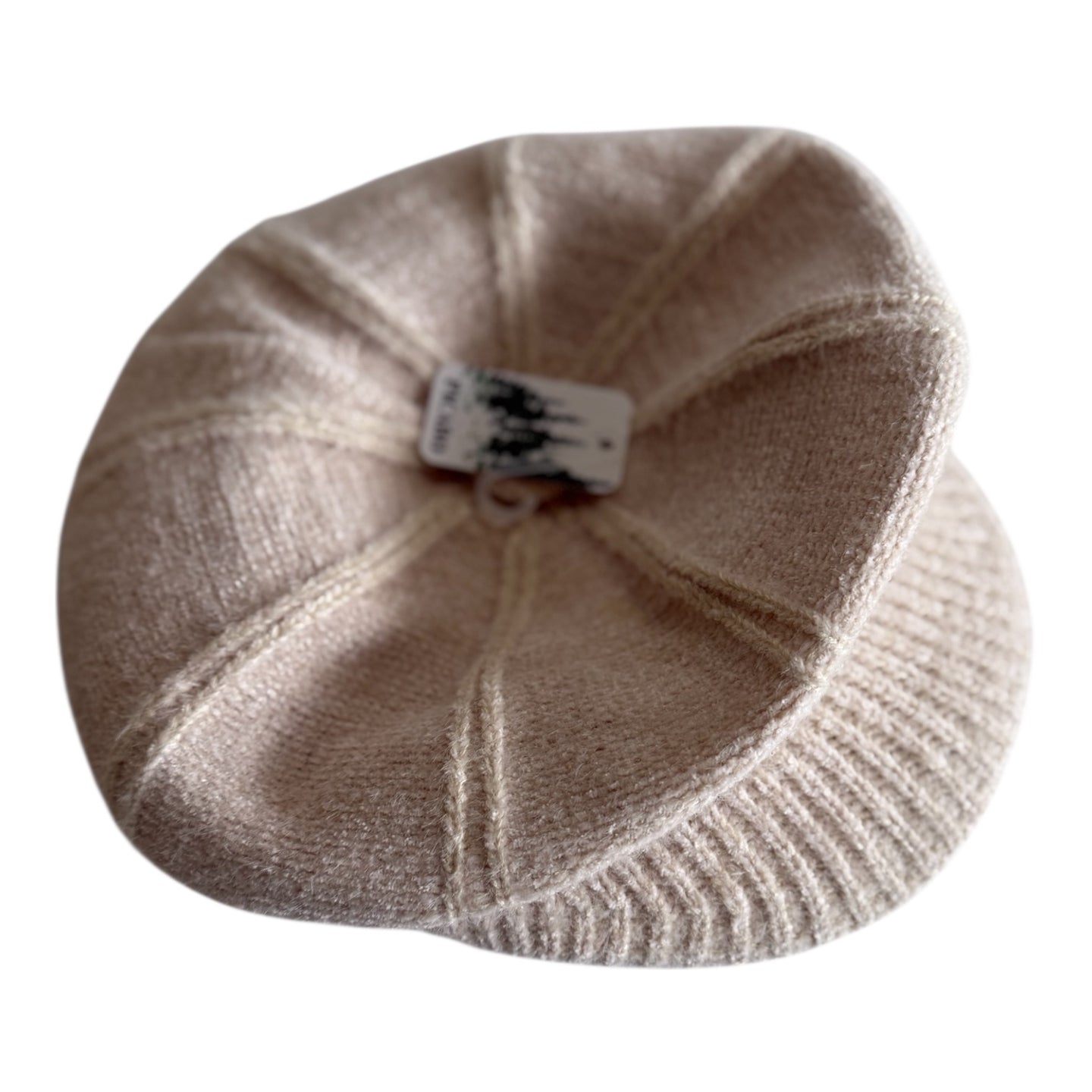 Ladies winter hat in cream color
