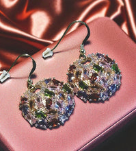Load image into Gallery viewer, Gold Filled Crystal earrings
