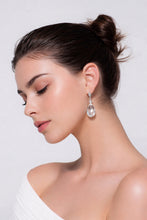 Load image into Gallery viewer, Crystal Teardrop bridal earrings

