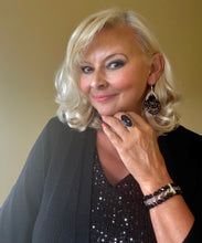 Load image into Gallery viewer, Cuff beaded statement bracelet for women
