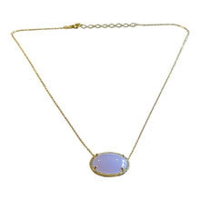 Load image into Gallery viewer, Gold Filled jade necklace
