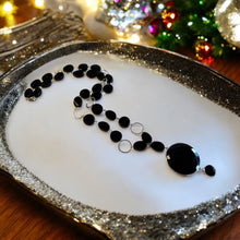 Load image into Gallery viewer, Handmade long black onyx necklace
