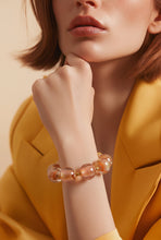 Load image into Gallery viewer, Sunstone Beaded Statement Bracelet
