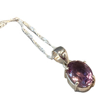 Load image into Gallery viewer, Amethyst gemstone necklace
