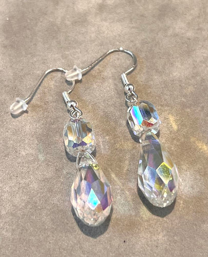 Austrian crystal drop earrings