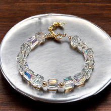 Load image into Gallery viewer, Austrian crystal bracelet in gold
