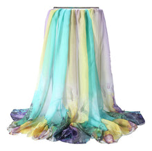 Load image into Gallery viewer, extra wide long silk scarf 
