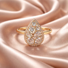 Load image into Gallery viewer, Golden Labradorite gemstone ring for ladies
