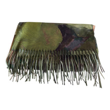 Load image into Gallery viewer, Winter green long scarf

