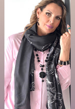 Load image into Gallery viewer, Long black onyx necklace
