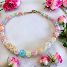 Load image into Gallery viewer, Multi color quartz gemstone necklace
