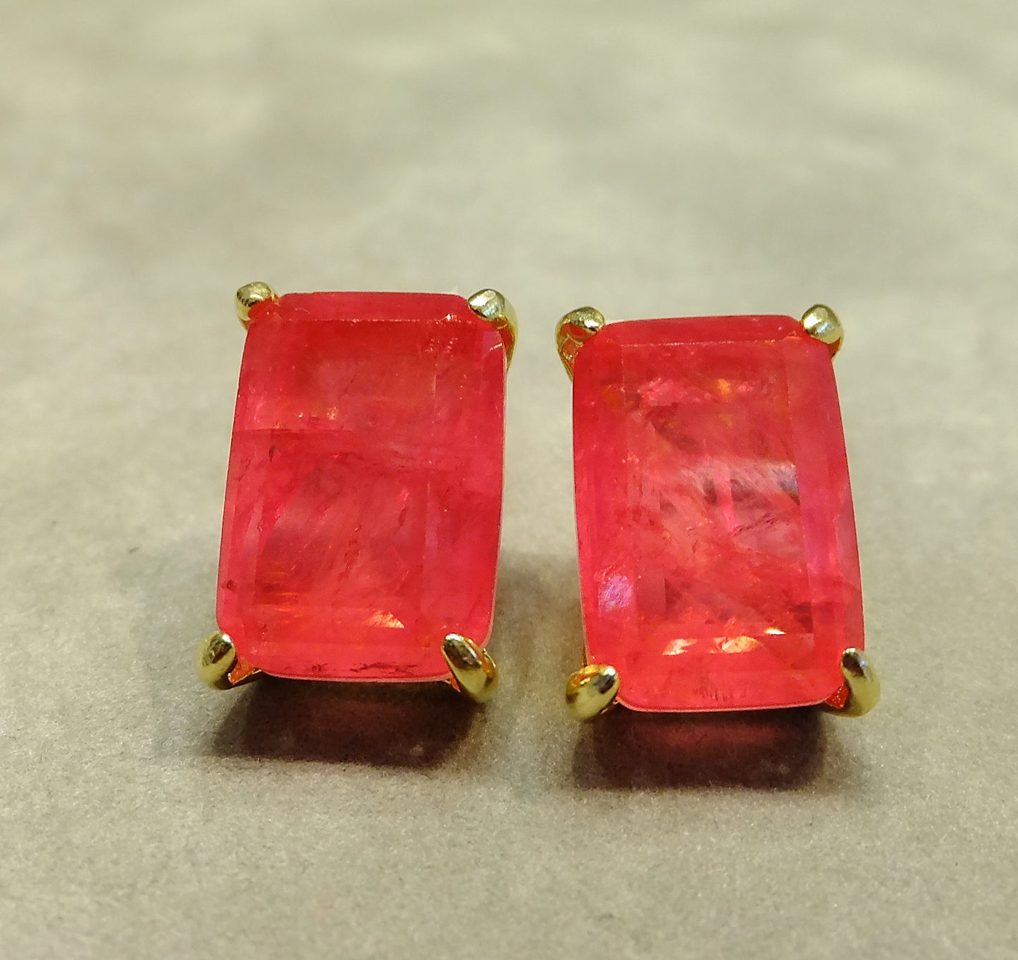 Pink Paraiba Toumaline earrings
