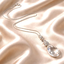 Load image into Gallery viewer, Rock crystal quartz necklace
