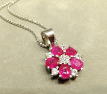 Load image into Gallery viewer, Ruby gemstone necklace
