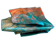 Load image into Gallery viewer, Small silk neckerchief scarf for women
