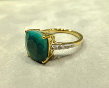Load image into Gallery viewer, Emerald Gemstone Ring In Gold
