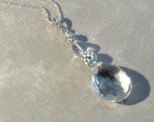 Load image into Gallery viewer, Teardrop crystal necklace
